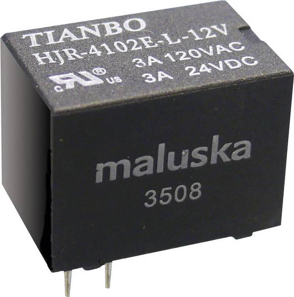 Tianbo Electronics HJR4102E-L-24VDC-S-Z Nyák relé 24 V/DC 5 A 1 váltó 1 db