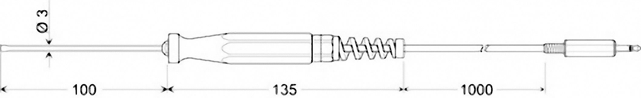 Greisinger GOF 175 Felület érzékelő Kalibráció (ISO) -25 - 200 °C Érzékelő típus Pt1000