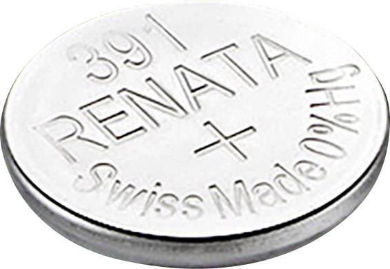 Renata Gombelem 391 1.55 V 1 db 50 mAh Ezüstoxid