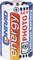 3,0V-os lítiumakkumulátor plusz- és mínuszpólus jelöléssel, fényképezőgépekhez alkalmas, a 'Conrad energy' márkanév látható.