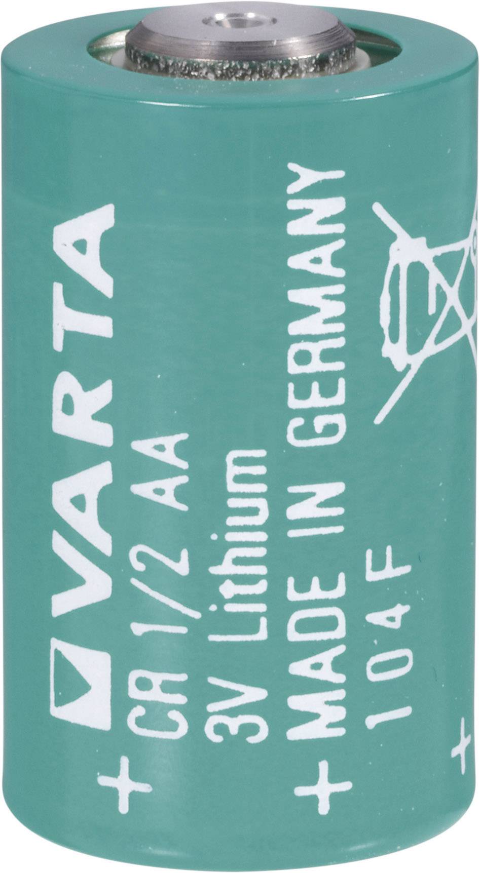 1/2 AA lítium elem, 3V 970 mAh, 15 x 25 mm, Varta CR 1/2 AA