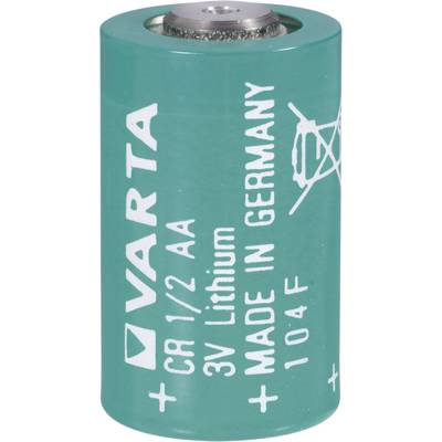 1/2 AA lítium elem, 3V 970 mAh, 15 x 25 mm, Varta CR 1/2 AA