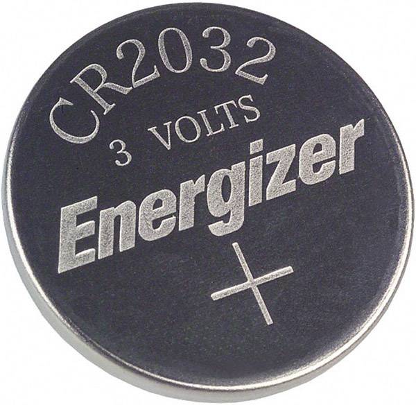 CR2032 lítium gombelem, 3 V, 240 mA, Energizer BR2032, DL2032, ECR2032, KCR2032, KL2032, KECR2032, LM2032
