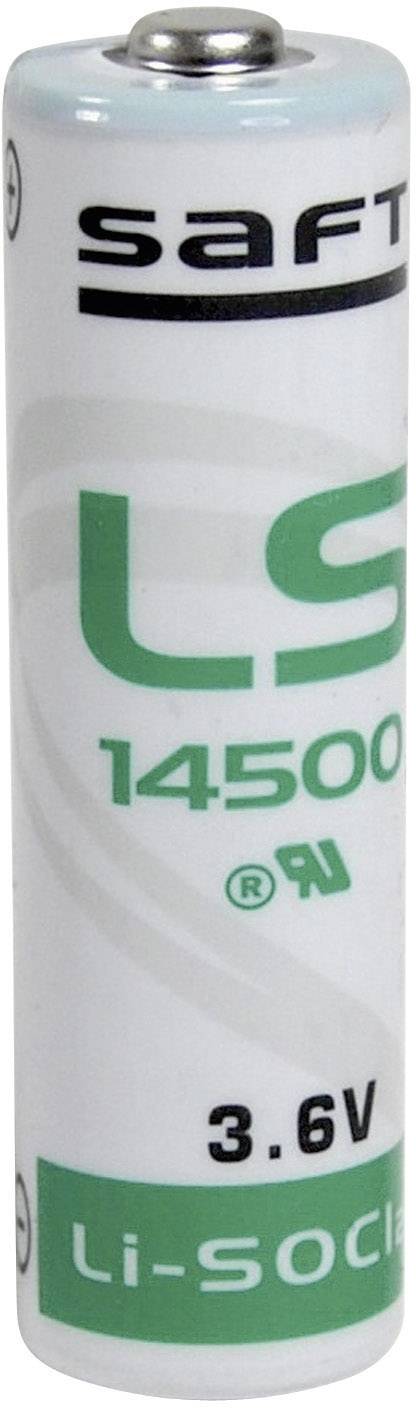Lítium ceruzaelem AA 3,6V 2600 mAh, Saft LS14500