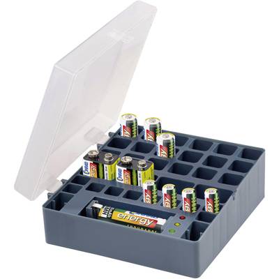 Ceruza (AA), mikroceruza (AAA) és 9V-os NiMH akkukészlet, elemteszterrel, tároló dobozzal Conrad Endurance 651823-0