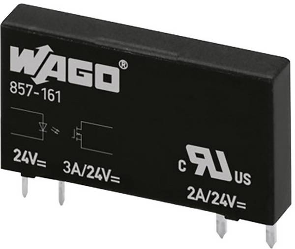 WAGO Félvezető relé 857-167 2 A Kapcsolási feszültség (max.): 24 V/DC 20 db