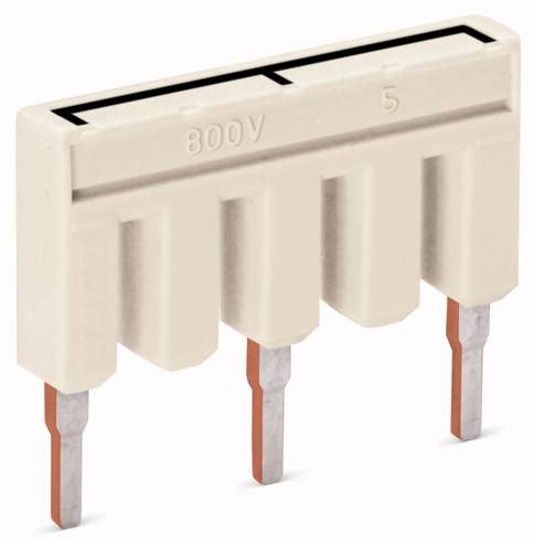 Fehér elektromos csatlakozó, amelyen az '800V 5' felirat szerepel. Legfeljebb 800 volt feszültségig alkalmazható. Öt fémcsap a csatlakoztatáshoz.