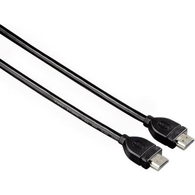 HDMI csatlakozókábel [1x HDMI dugó  1x HDMI dugó] 3 m fekete Hama