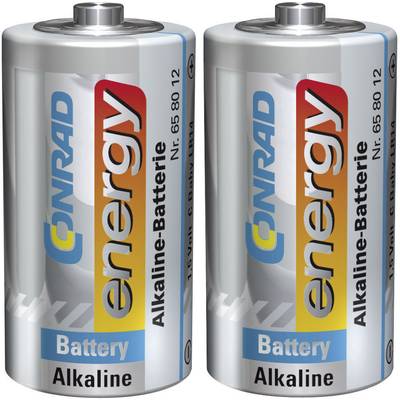 Baby elem C, alkáli mangán, 1,5V, 2 db, Conrad Energy LR14, LR15, C, AM2, MN1400, 814, E93, LR14N, R14, BA3042, UM2-0