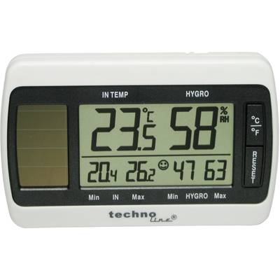 Napelemes digitális hőmérő és páratartalom mérő, Techno Line WS 7007