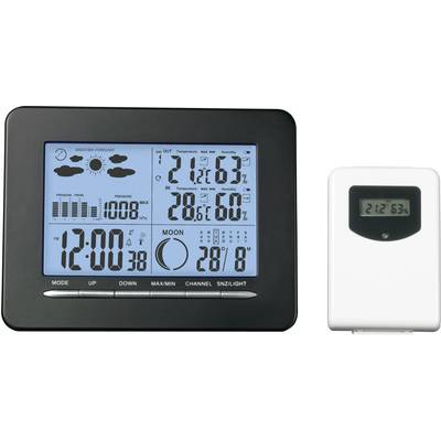 Vezeték nélküli időjárásjelző állomás mini hőmérséklet- és légnedvesség mérővel, S3318P + ETH5500