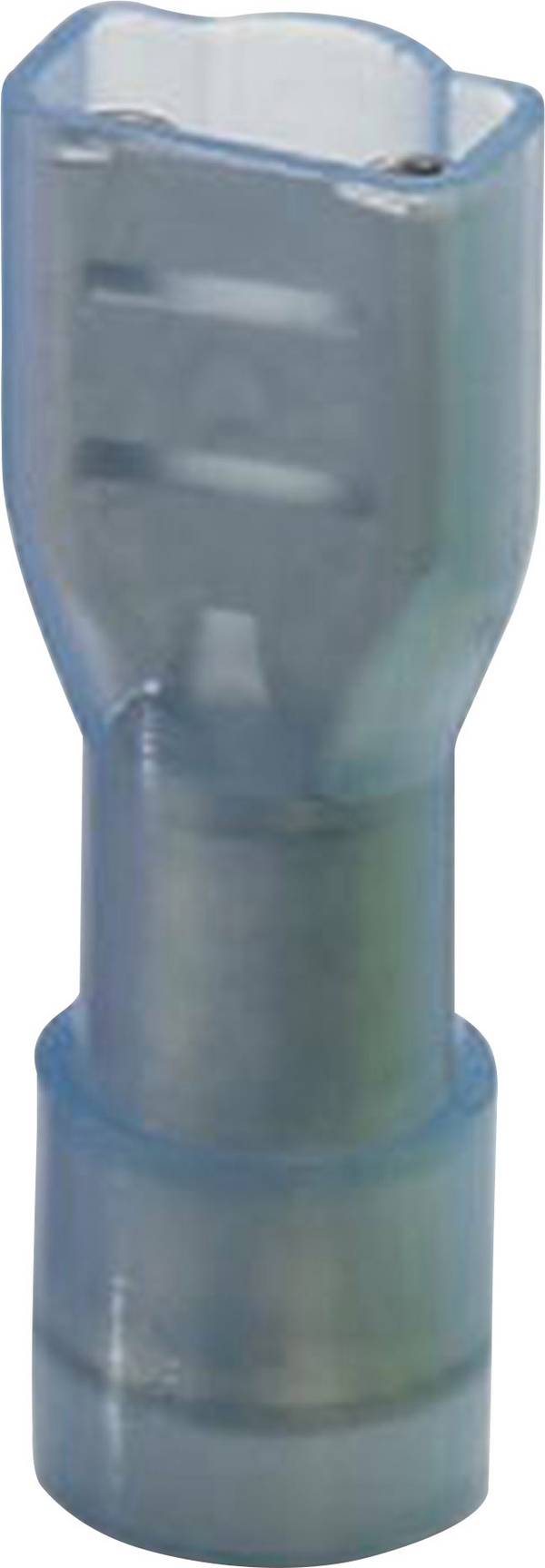 Lapos csúszósaru hüvely 6,3 x 0,8 mm, szigetelt, kék, 25 db, Phoenix Contact 3240547