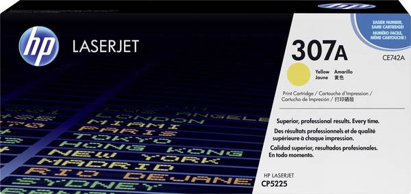 HP Toner 307A Eredeti  Sárga 7300 oldal CE742A