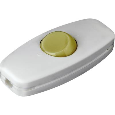 interBär 2 pólusú zsinórkapcsoló, 2 A 250 V/AC, fehér