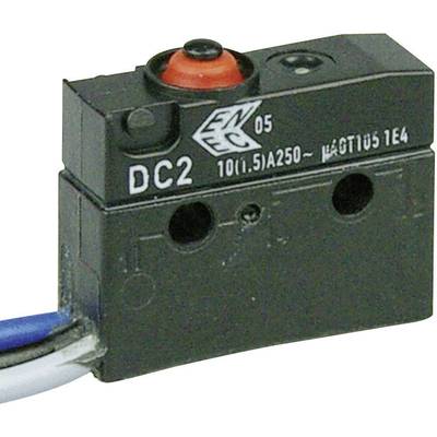 Szubminiatűr kapcsoló, 250 V/AC 1 váltó Litze 500 mm IP67 Cherry Switches DC2C-C3AA