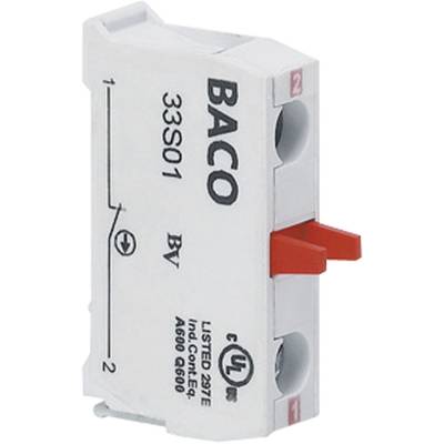 Érintkezőelem  1 nyitó nyomó 600 V BACO BA33S01 1 db