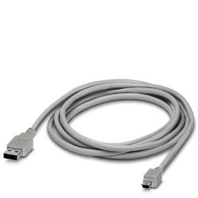 USB kábel USB A/USB mini B, Phoenix Contact 2986135 CABLE-USB/MINI-USB-3,0M