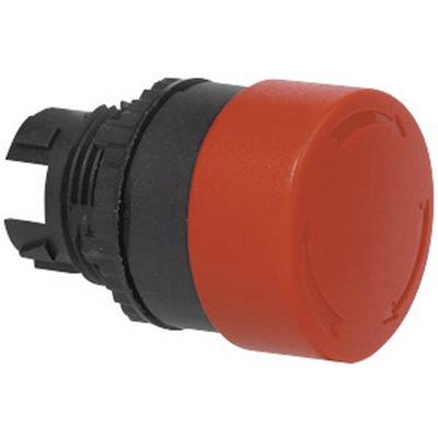 Gombafejű nyomógomb, világító Piros BACO L22EL10 1 db
