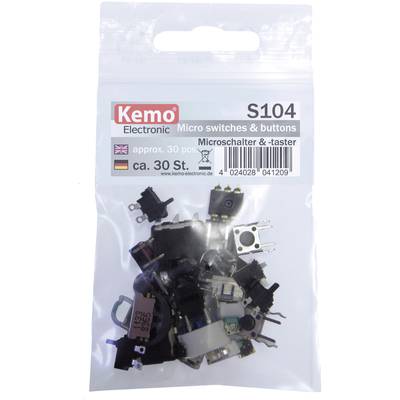 Mikrokapcsoló készlet, Kemo S104