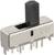 Egy fémes DIP tolókapcsoló fekete karral és több csatlakozó érintkezővel. Elektronikus áramkörök és vezérlések számára alkalmas.