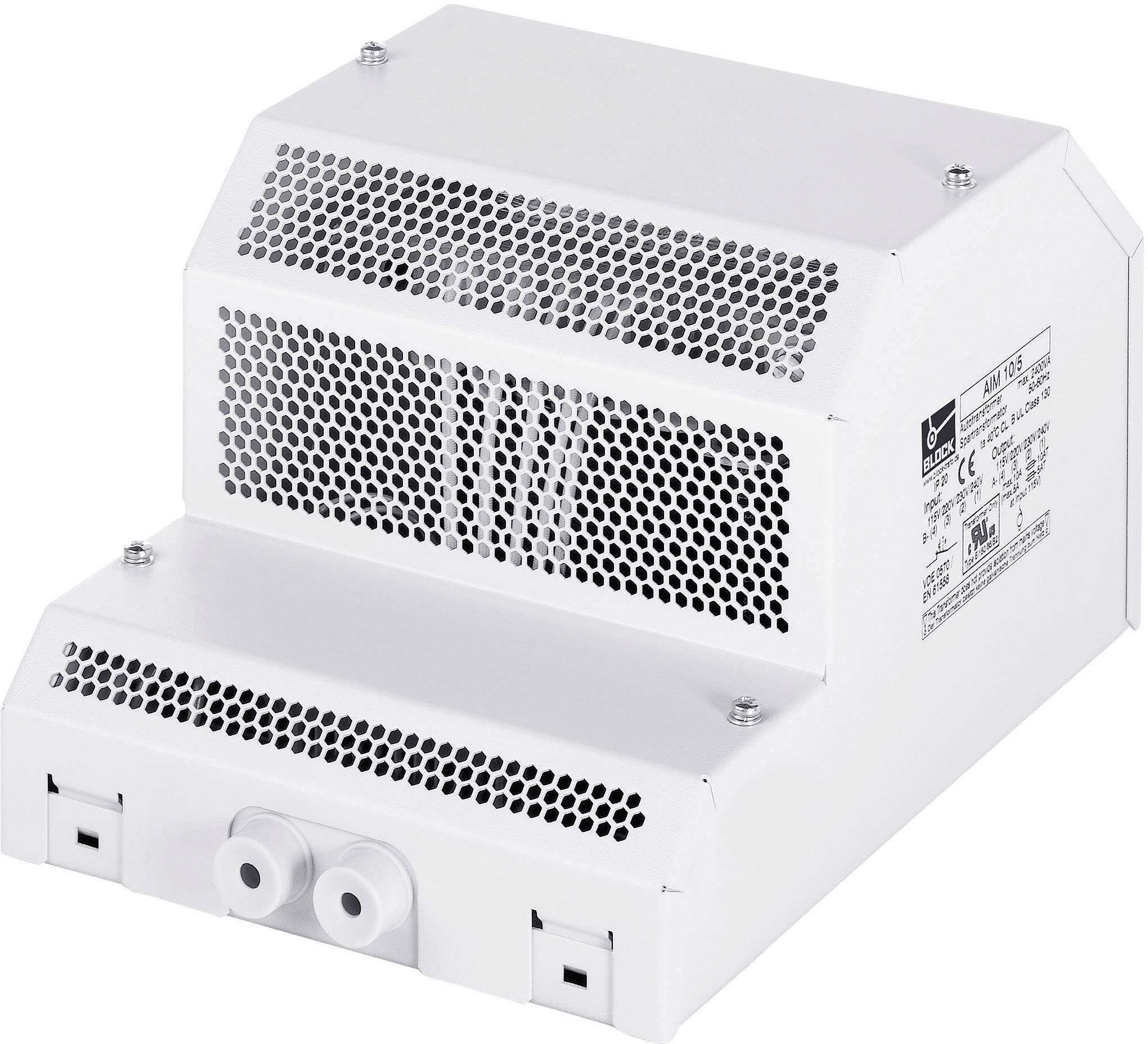BLOCK AIM 10/5 Energiatakarékos transzformátor 1 x 115 V/AC, 220 V/AC, 230 V/AC, 240 V/AC 1 x 115 V/AC, 220 V/AC, 230 V/AC, 240 V/AC 2400 VA 10 A