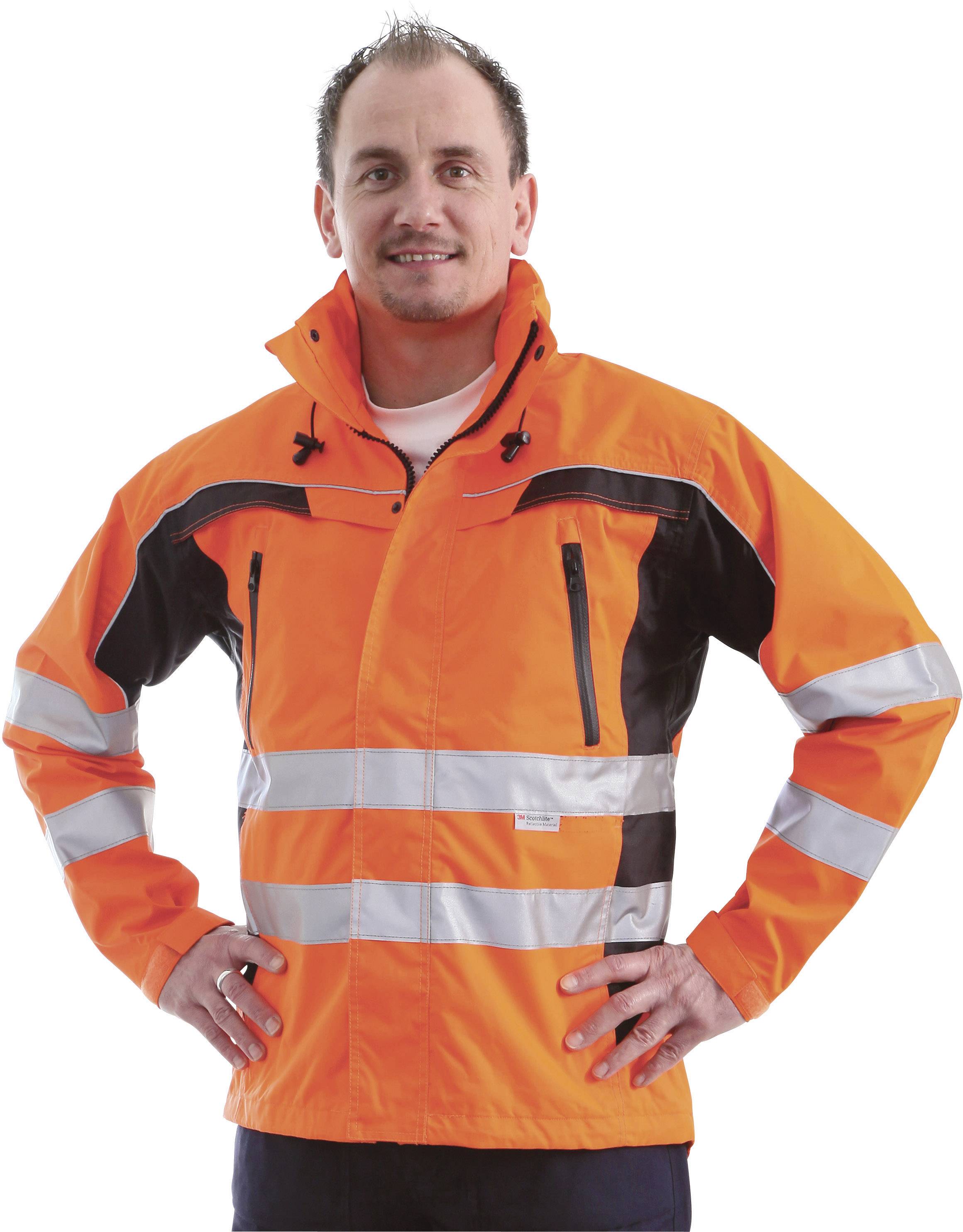 Leipold Doehle 40899-XXXL Figyelmeztető dzseki Tambora élénk narancssárga / fekete Ruhaméret: XXXL EN ISO 20471: 2013, 3. osztály  EN 343: 2003 + A1: 2007, 2/2