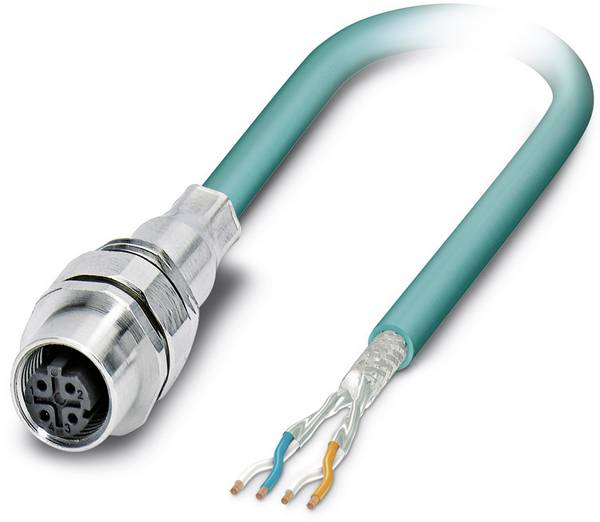 Bus system flat-type plug SACCEC-M12FSD-4CON-M16/1,0-931 1528497 Phoenix Contact
