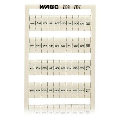 WAGO 209-702 Megnevező kártyák Fehér 5 db