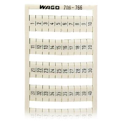 WAGO 209-766 Megnevező kártyák Fehér 5 db