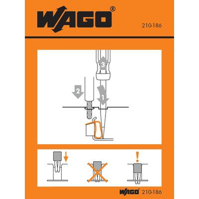 WAGO 210-186 Kezelési matrica 100 db