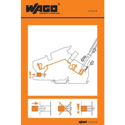 WAGO 210-415 Kezelési matrica 100 db