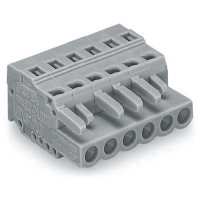 WAGO Hüvelyház kábel 231 Pólusok száma 23 Raszterméret: 5 mm 231-123/026-000 10 db