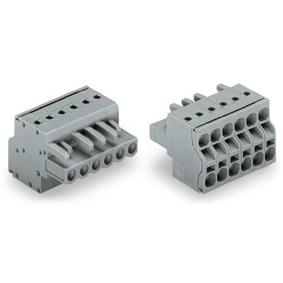 WAGO Hüvelyház kábel 231 Pólusok száma 4 Raszterméret: 5 mm 231-2104/026-000 100 db