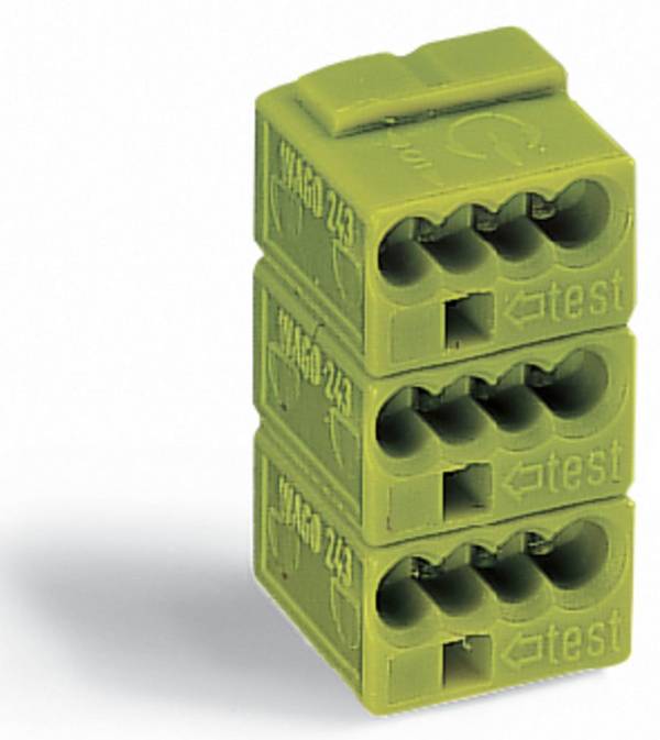 WAGO 243-747 243-747 Aljzatkapocs hajlékony: -  merev: 0.28-0.5 mm² Pólusszám: 7 50 db Világoszöld csomag