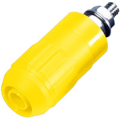 Beépíthető hüvely, 4 mm, XUB-G sárga