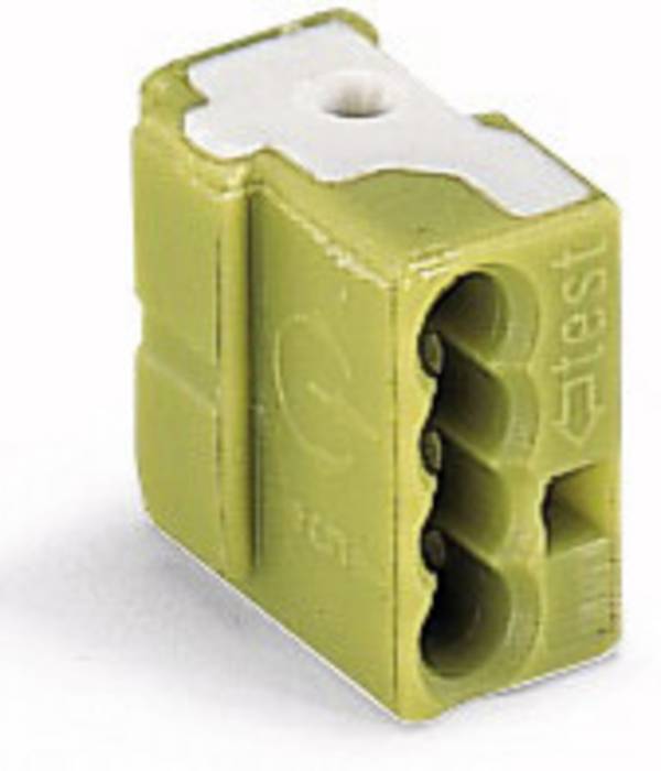 WAGO 243-724  Vezetékösszekötő hajlékony: -  merev: 0.5-1 mm²  1 db Világoszöld
