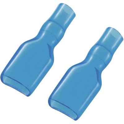PVC szigetelő csúszósaruhoz 6,3 mm, kék, TRU COMPONENTS