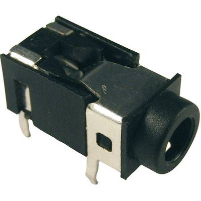 Egy fekete csatlakozó fém érintkezőkkel elektromos bekötéshez.