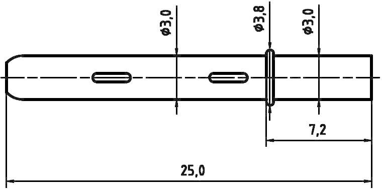 Mérőhegy, rugóérintkezős mérőtüske PTR H 1040