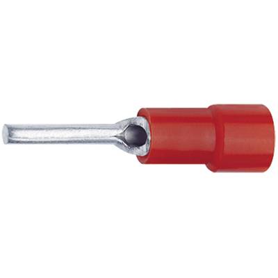 Krimpelhető stift kábelsaru 0,5 - 1 mm², Ø 1,9 mm, hossz: 10 mm, piros, Klauke 705