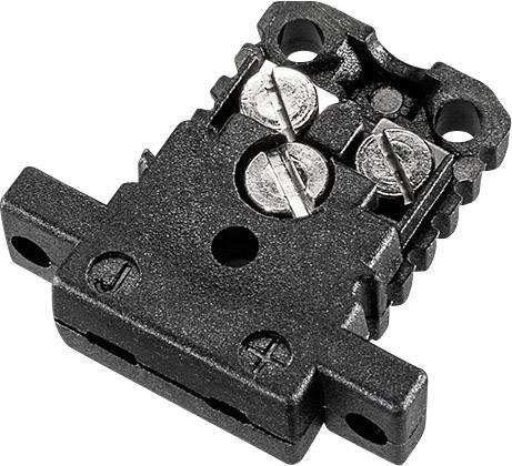 B + B Thermo-Technik 0220 0010 Miniatűr J típusú doboz, fekete Fekete Tartalom: 1 db