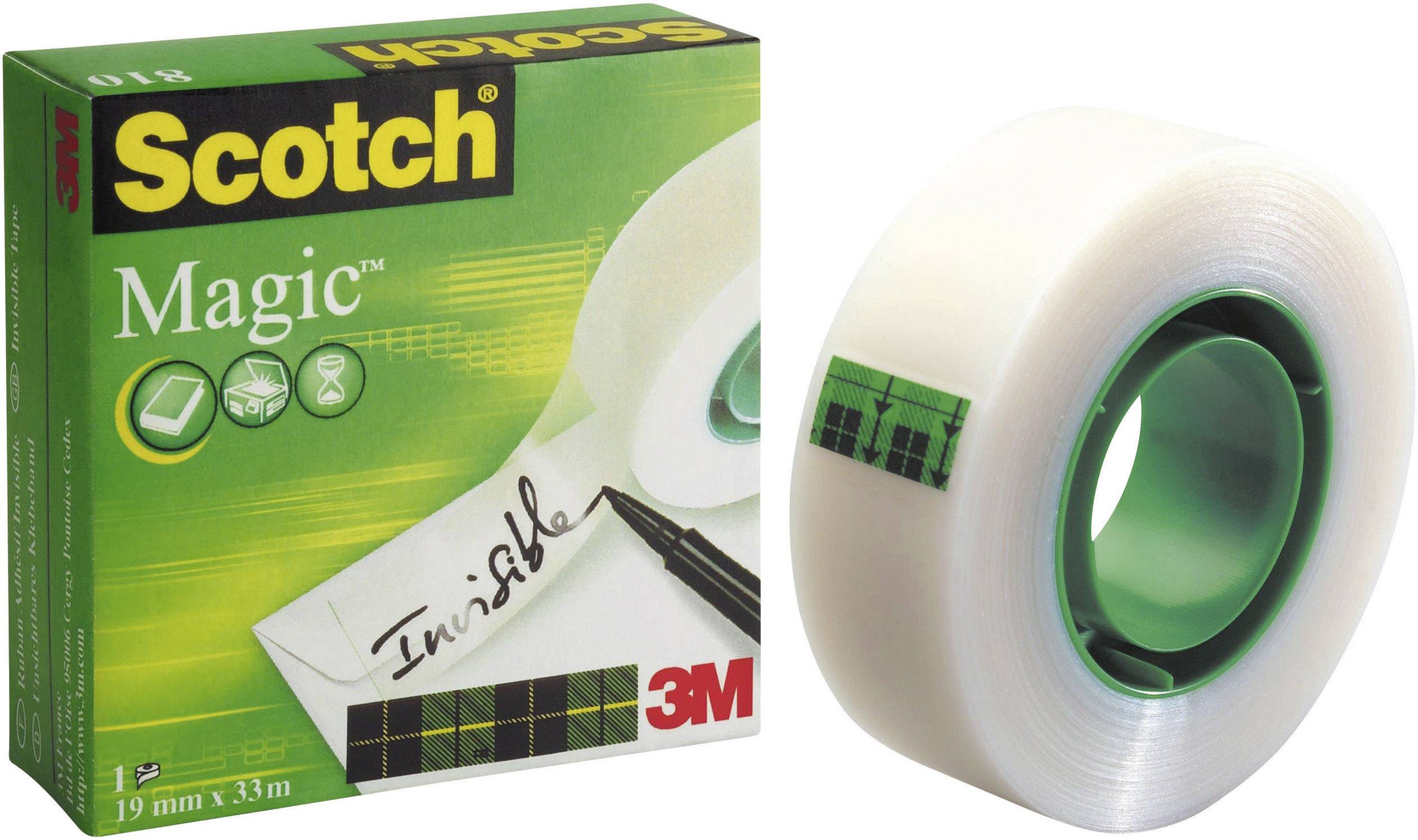 3M SCOTCH® MAGIC 810, átlátszó ragasztószalag, 19 mm X 10 m