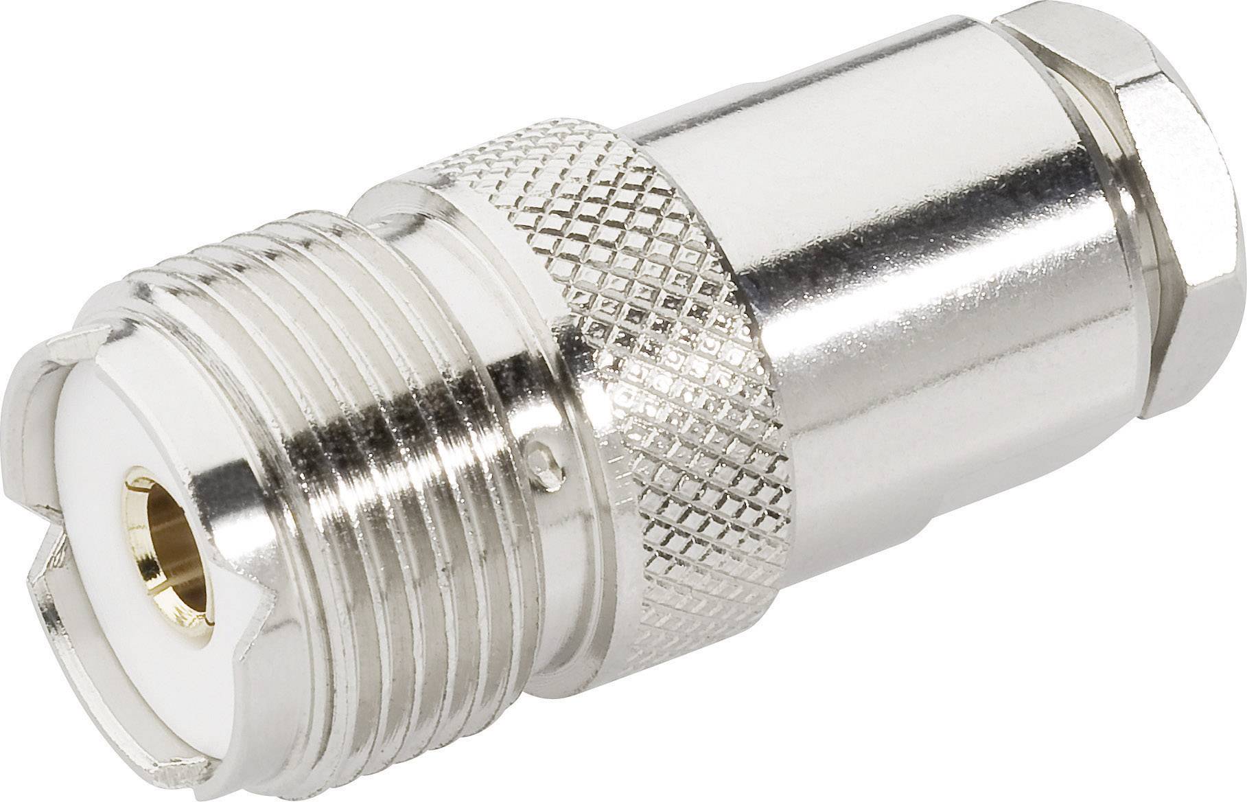 BKL Electronic 0406082 0406082 UHF csatlakozó Alj, egyenes 50 Ω 1 db