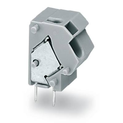 WAGO 254-867 Rugóerős kapocstömb 1.50 mm² Pólusszám 1 Világoszöld 300 db