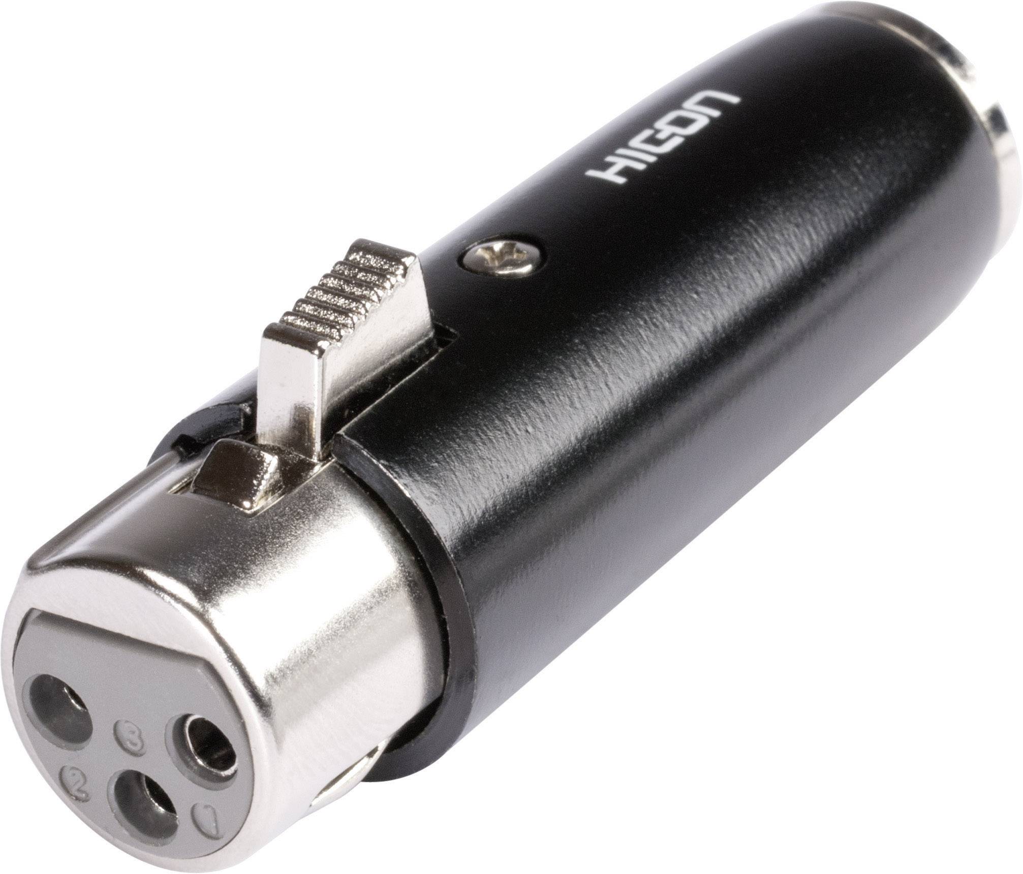 XLR adapter XLR alj - Mini XLR dugó HiconHI-X3MX3-FM, 1 db