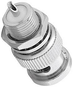 Amphenol B1351Q1-ND3G-50 B1351Q1-ND3G-50 BNC csatlakozó Dugó, beépíthető, függőleges 50 Ω 1 db