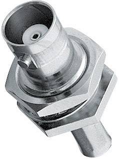 Amphenol B6421A1-NT3G-1-50 B6421A1-NT3G-1-50 BNC csatlakozó Alj, beépíthető, függőleges 50 Ω 1 db
