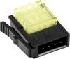 MiniClamp csatlakozó, 4 pólusú, AWG24-26 sárga
