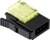 MiniClamp csatlakozó, 3 pólusú, AWG24-26 sárga