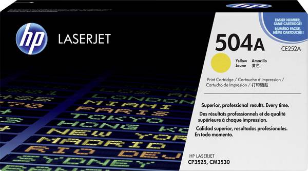 HP Toner 504A Eredeti  Sárga 7000 oldal CE252A